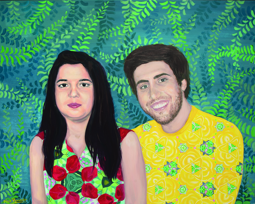 Graciela y Segundo — Pintura acrílica de Mariana Rosado Vaz
